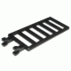 Part 6020 Black Bar 7 x 3 with Double Clips (Ladder) 